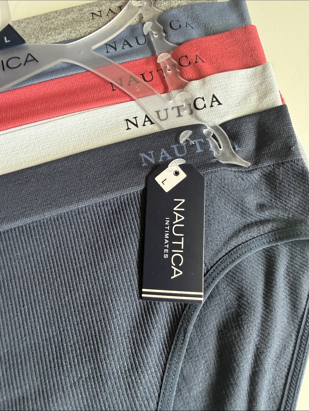 NAUTICA HIPSTERS SUPER SOFT PANTIES SZ L NEW! - Picture 3 of 4